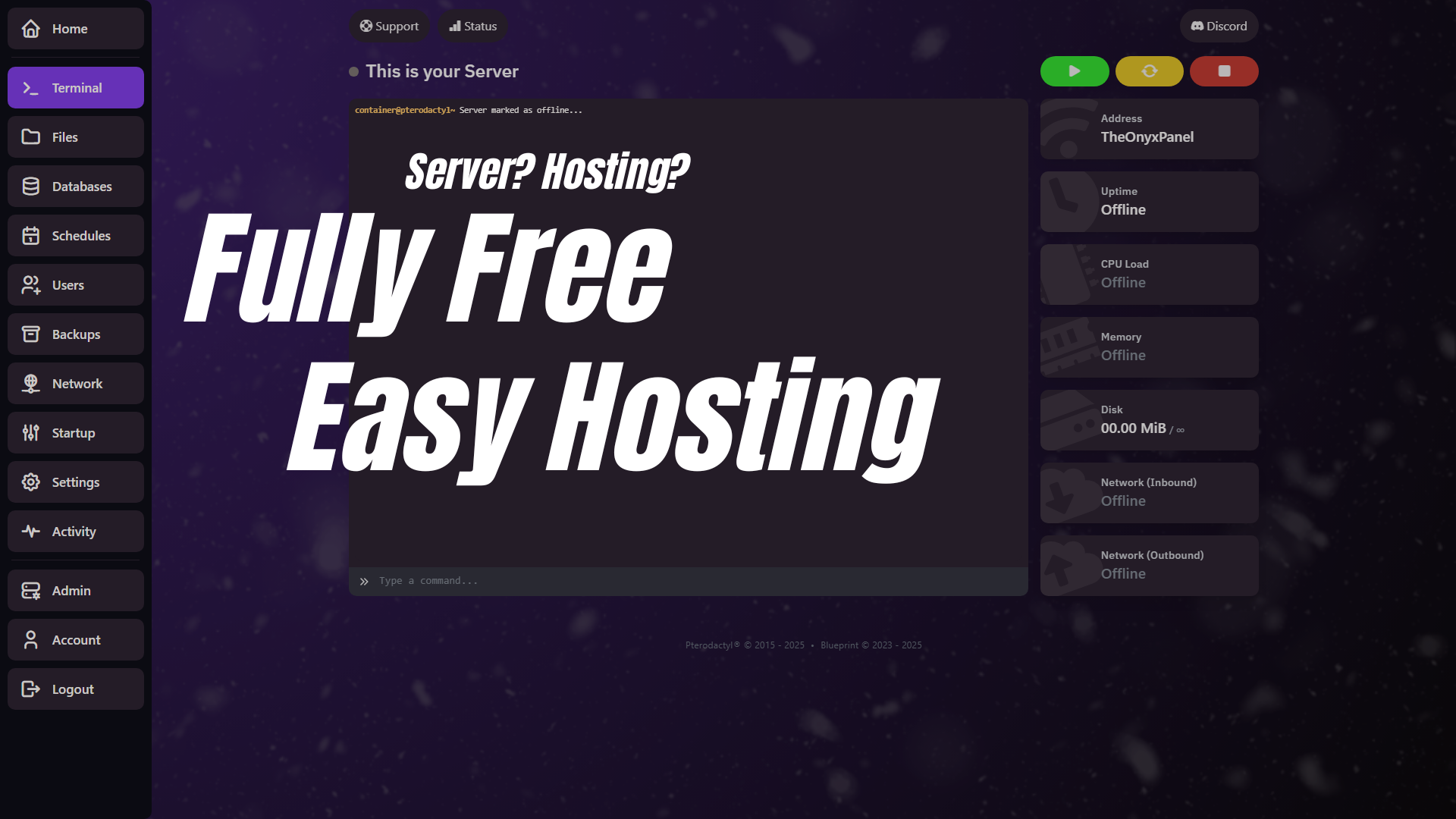 Free Hosting Panel